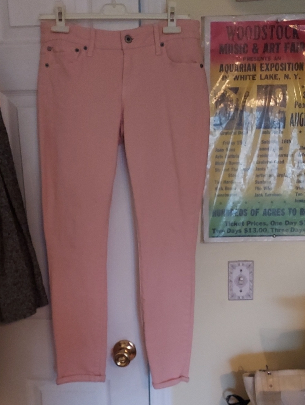 Womens Lucky Brand Jeans Sz 26 Peach Color